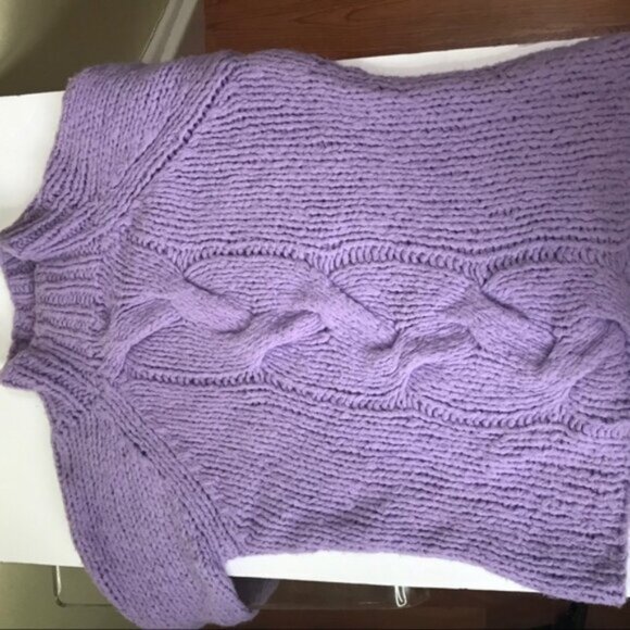 Deane &White Vintage Y2K Hand Knit Cable Chunky Sweater Wool Coastal Fisherman L - Picture 9 of 16